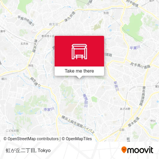 虹が丘二丁目 map