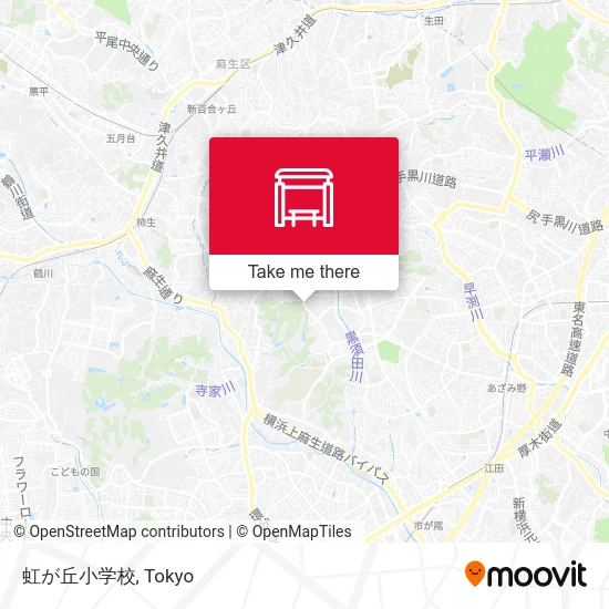 虹が丘小学校 map