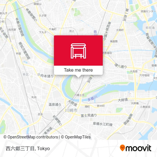 西六郷三丁目 map