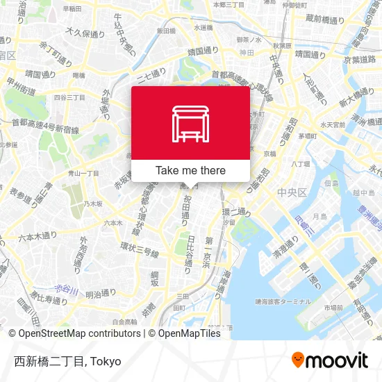 西新橋二丁目 map