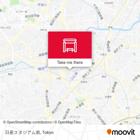 日産スタジアム前 map