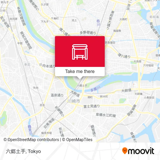 Rokugō Embankment map