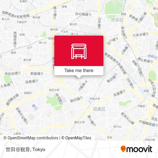 世田谷観音 map