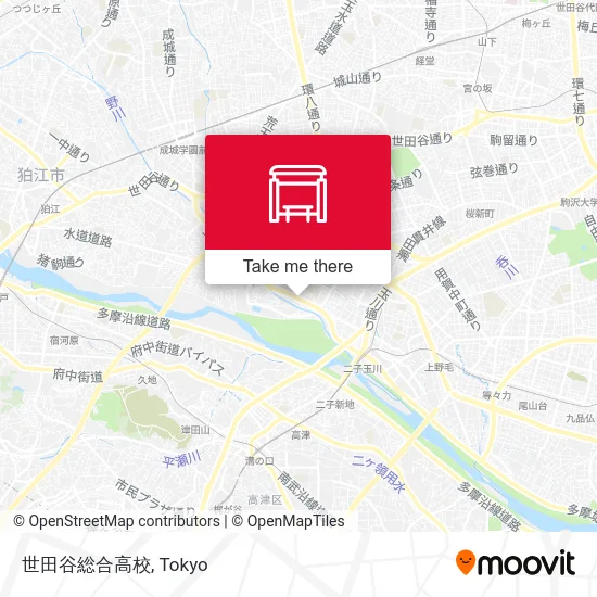 世田谷総合高校 map