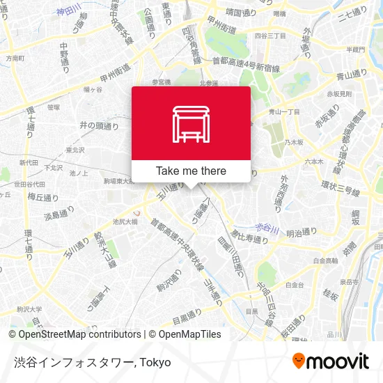 渋谷インフォスタワー map