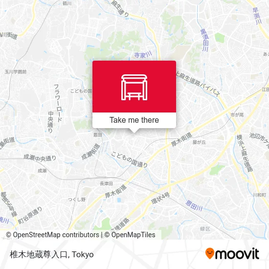 椎木地蔵尊入口 map