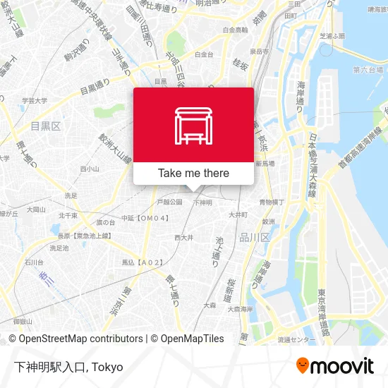 下神明駅入口 map