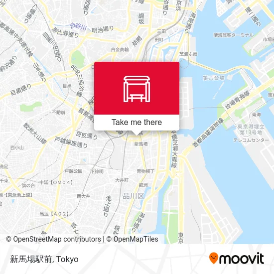 Shinmaba Station Front map