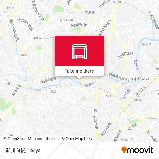 New River Bridge map