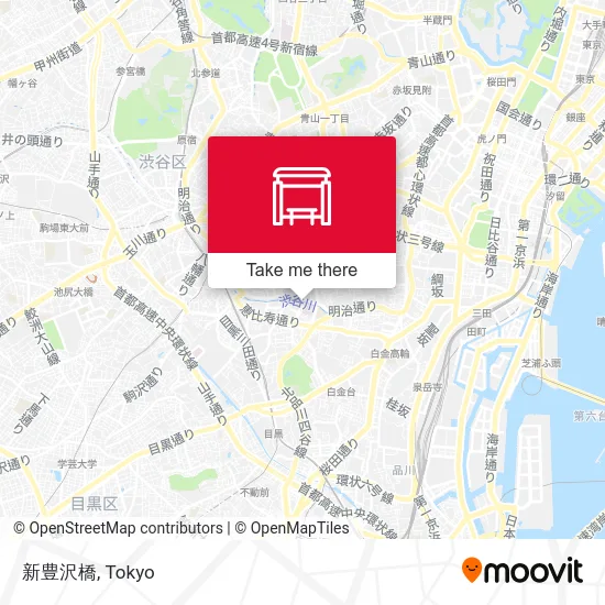 New Toyosawa Bridge map