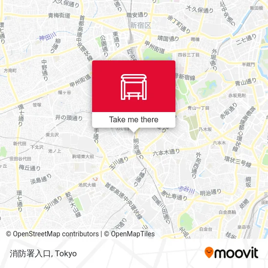 Fire Station Entrance map