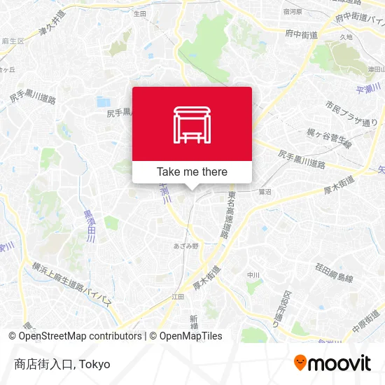 Shopping Street Entrance map