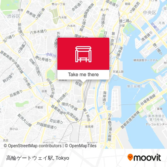 高輪ゲートウェイ駅 map