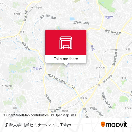 Tama University Meguro Seminar House map