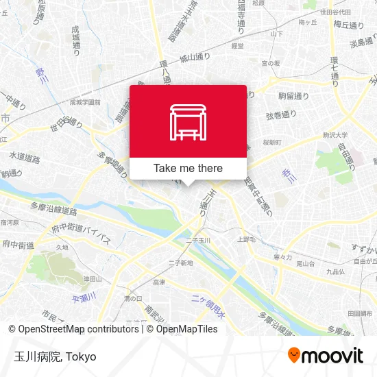 Tamagawa Hospital map