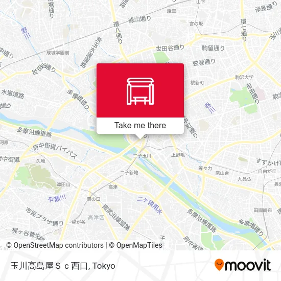 Takashimaya SC West Gate map