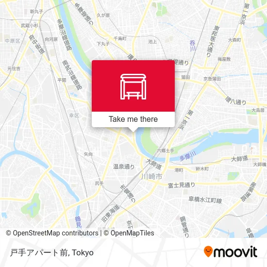 戸手アパート前 map