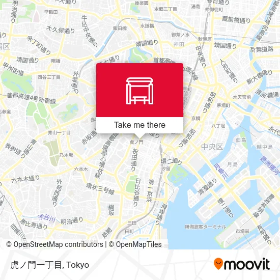 Toranomon 1-Chome map