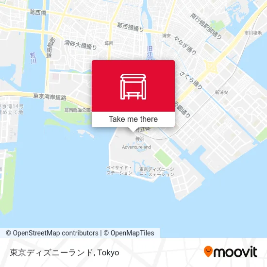 東京ディズニーランド map