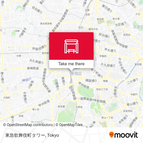 東急歌舞伎町タワー map