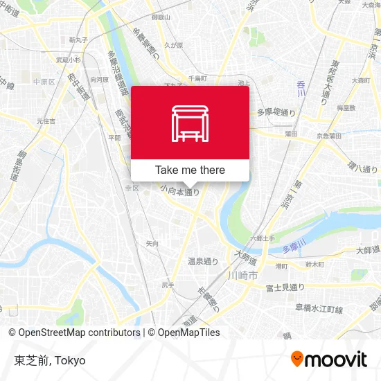 東芝前 map