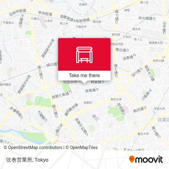 弦巻営業所 map