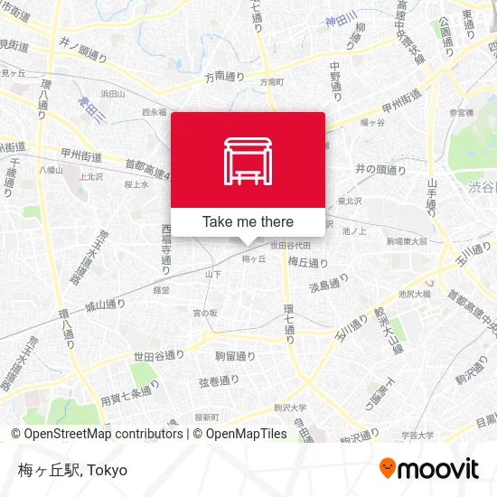 梅ヶ丘駅 map