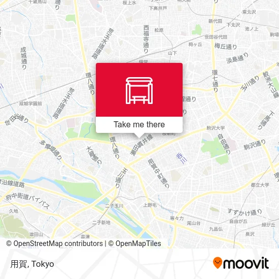 用賀 map