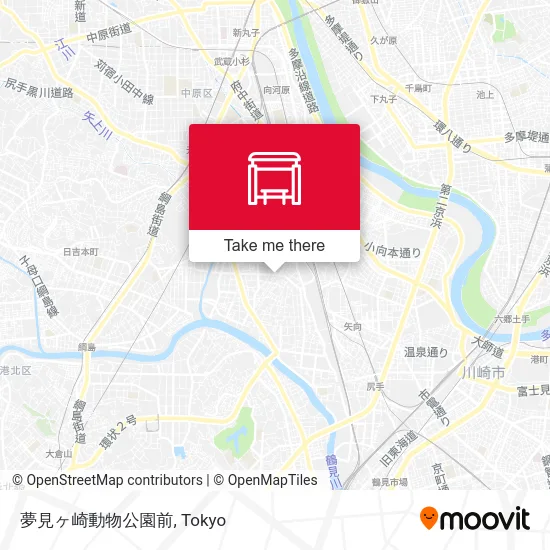 夢見ヶ崎動物公園前 map