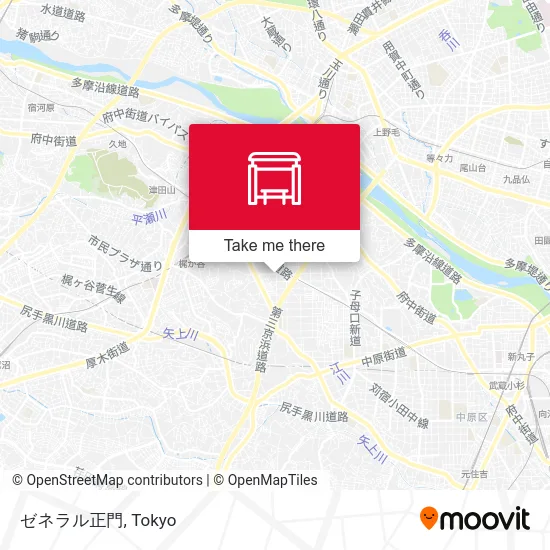 ゼネラル正門 map