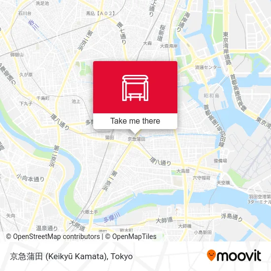 京急蒲田 (Keikyū Kamata) map