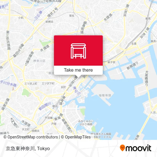 京急東神奈川 map