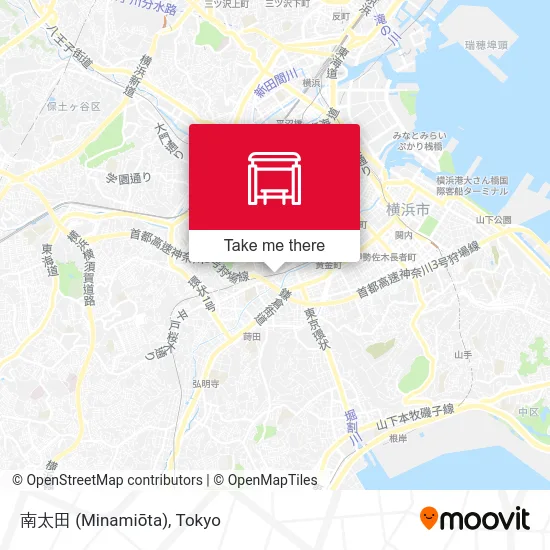 南太田 (Minamiōta) map