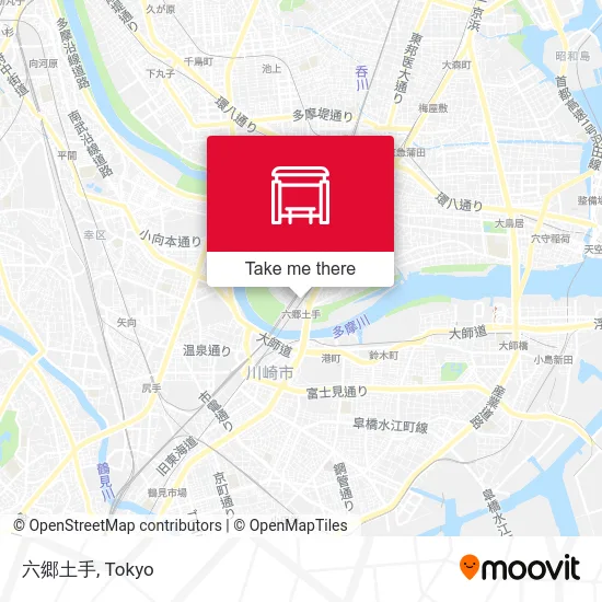 Rokugō Embankment map