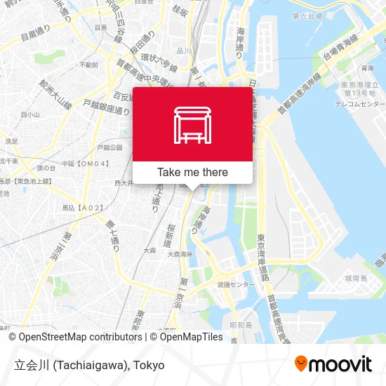 立会川 (Tachiaigawa) map