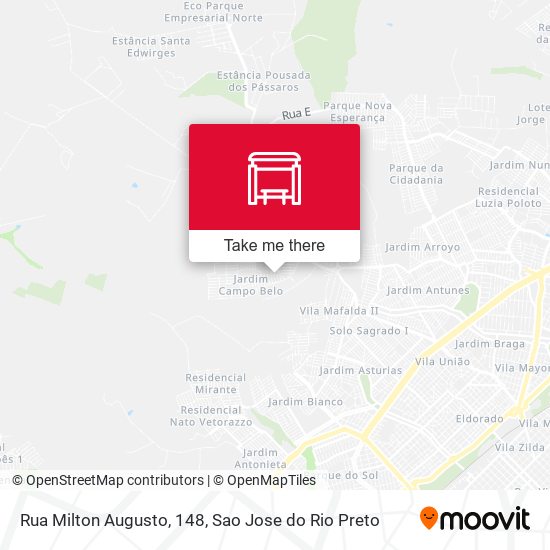 Rua Milton Augusto, 148 map