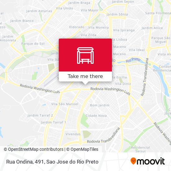 Rua Ondina, 491 map