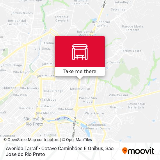 Mapa Avenida Tarraf - Cotave Caminhões E Ônibus