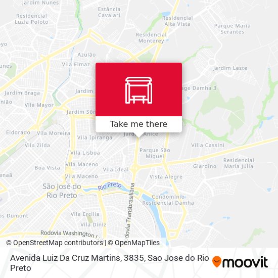 Avenida Luiz Da Cruz Martins, 3835 map