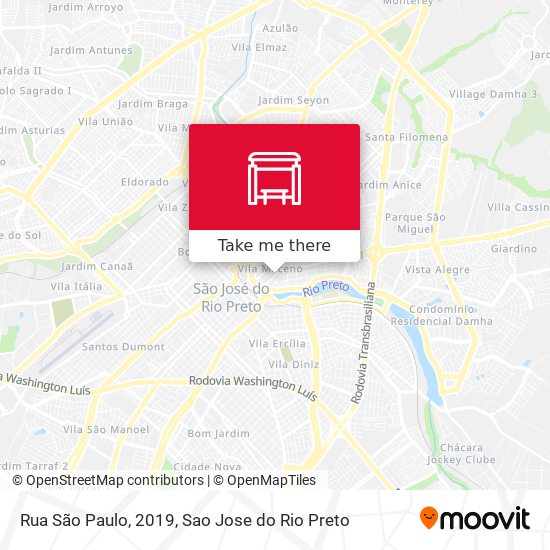 Rua São Paulo, 2019 map