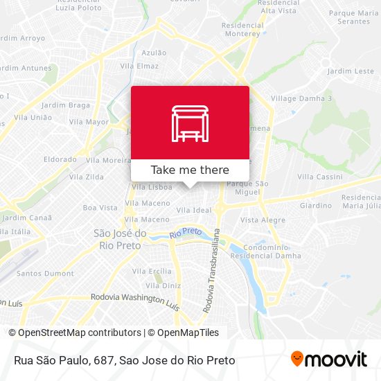 Rua São Paulo, 687 map