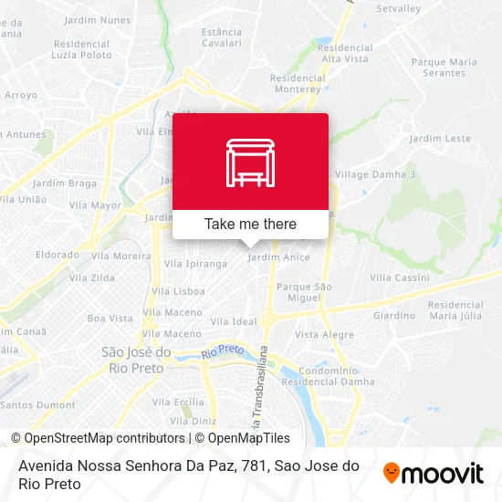 Avenida Nossa Senhora Da Paz, 781 map