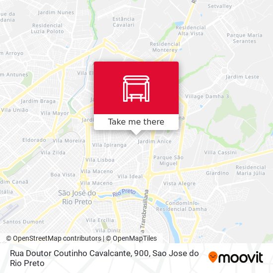 Rua Doutor Coutinho Cavalcante, 900 map