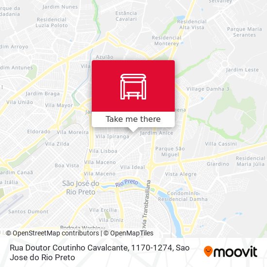 Rua Doutor Coutinho Cavalcante, 1170-1274 map