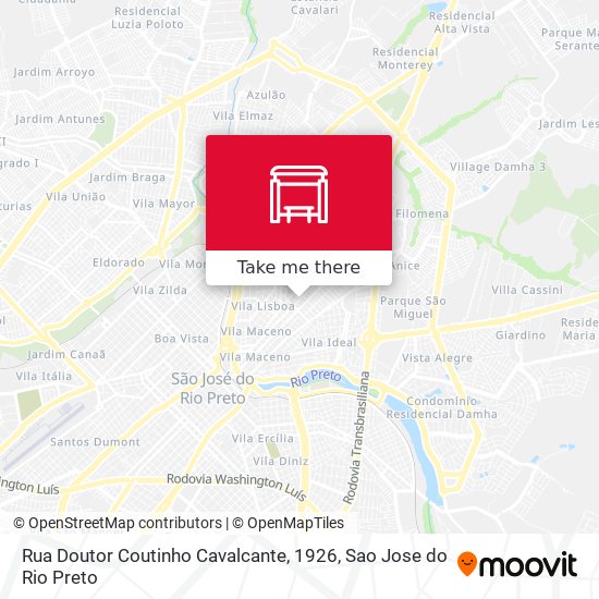 Mapa Rua Doutor Coutinho Cavalcante, 1926