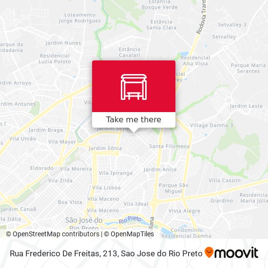 Mapa Rua Frederico De Freitas, 213