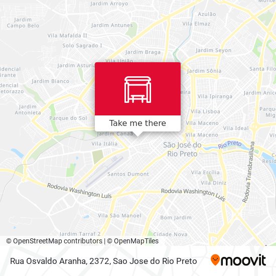 Mapa Rua Osvaldo Aranha, 2372