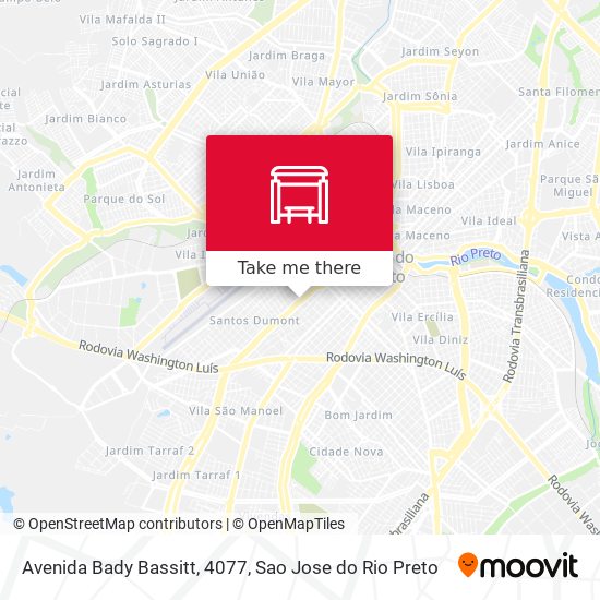 Avenida Bady Bassitt, 4077 map