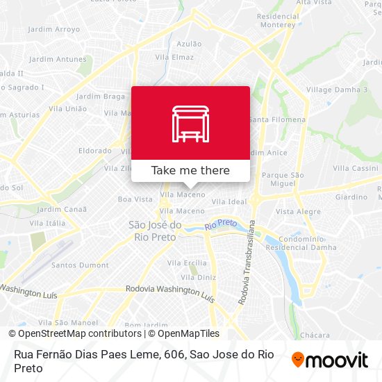 Mapa Rua Fernão Dias Paes Leme, 606