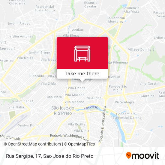 Rua Sergipe, 17 map